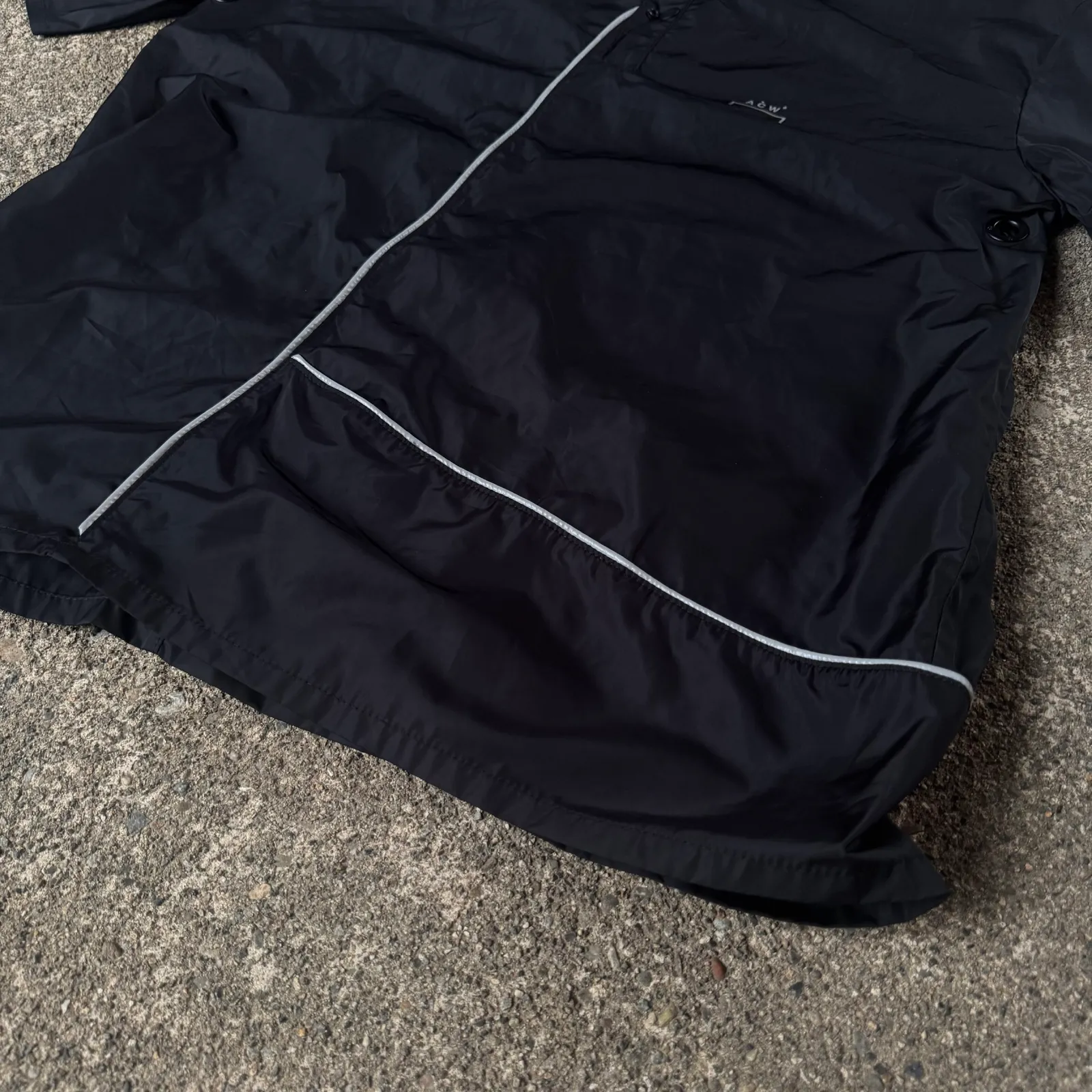 A-COLD-WALL Asymmetric Piping Short Sleeve Shirt
