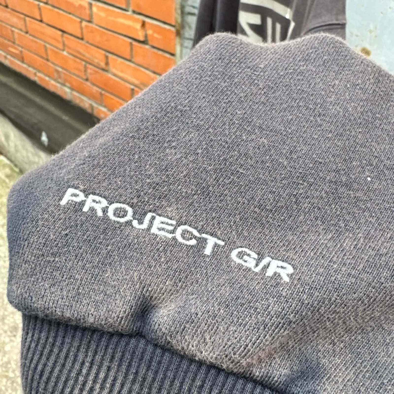 Project G/R "Sin Is A Downward Spiral" Black Crewneck Sweatshirt