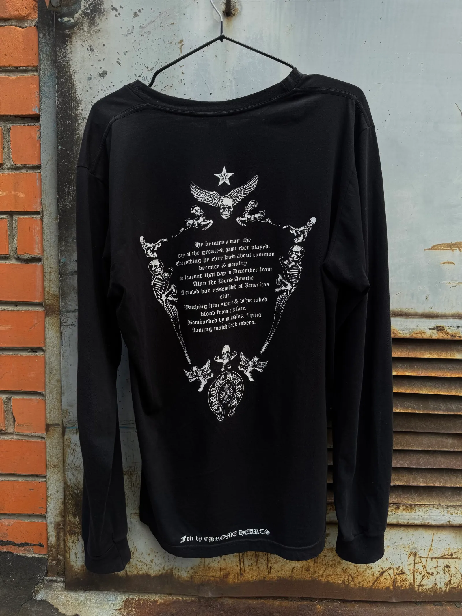 Chrome Hearts Foti "Alan the Horse Ameche" Story L/S Tee