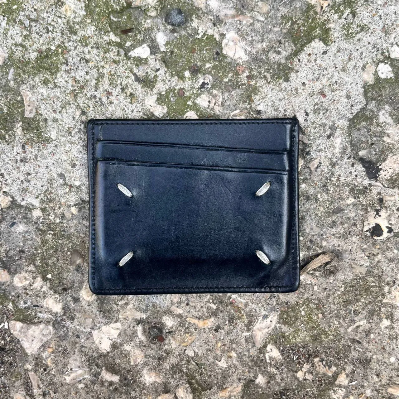 Maison Margiela Four Stitches Leather Card Holder