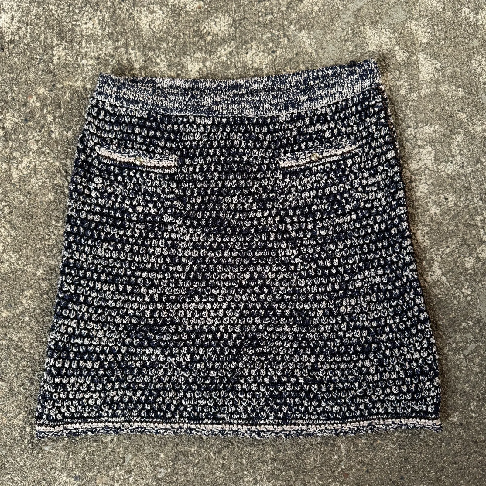 CHANEL Knit Tweed Mini Skirt Spring 2011 Collection