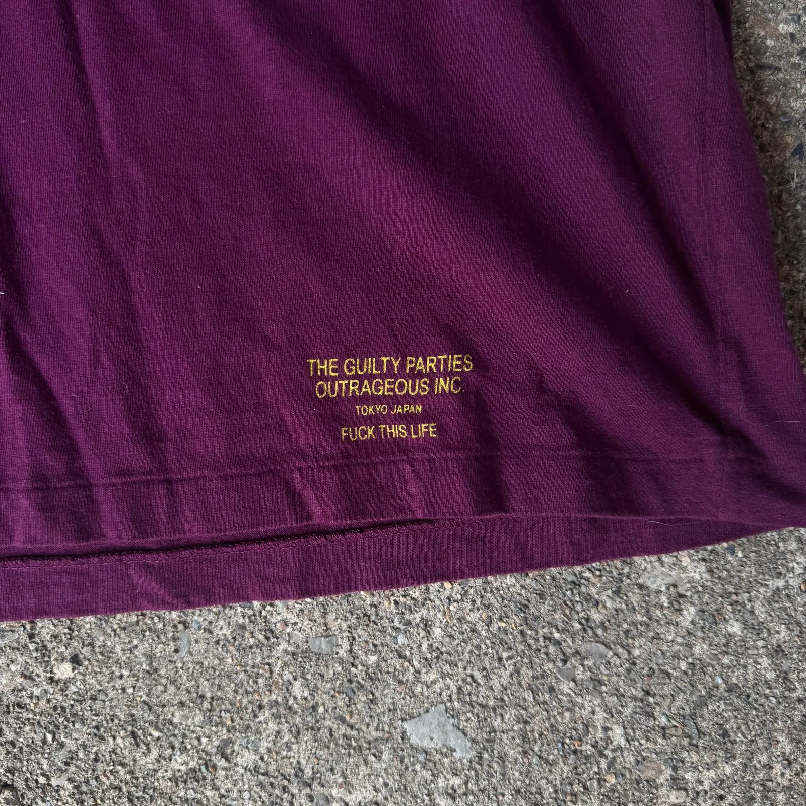 Wacko Maria V-Neck Pocket T-Shirt "Drunkard's Dream