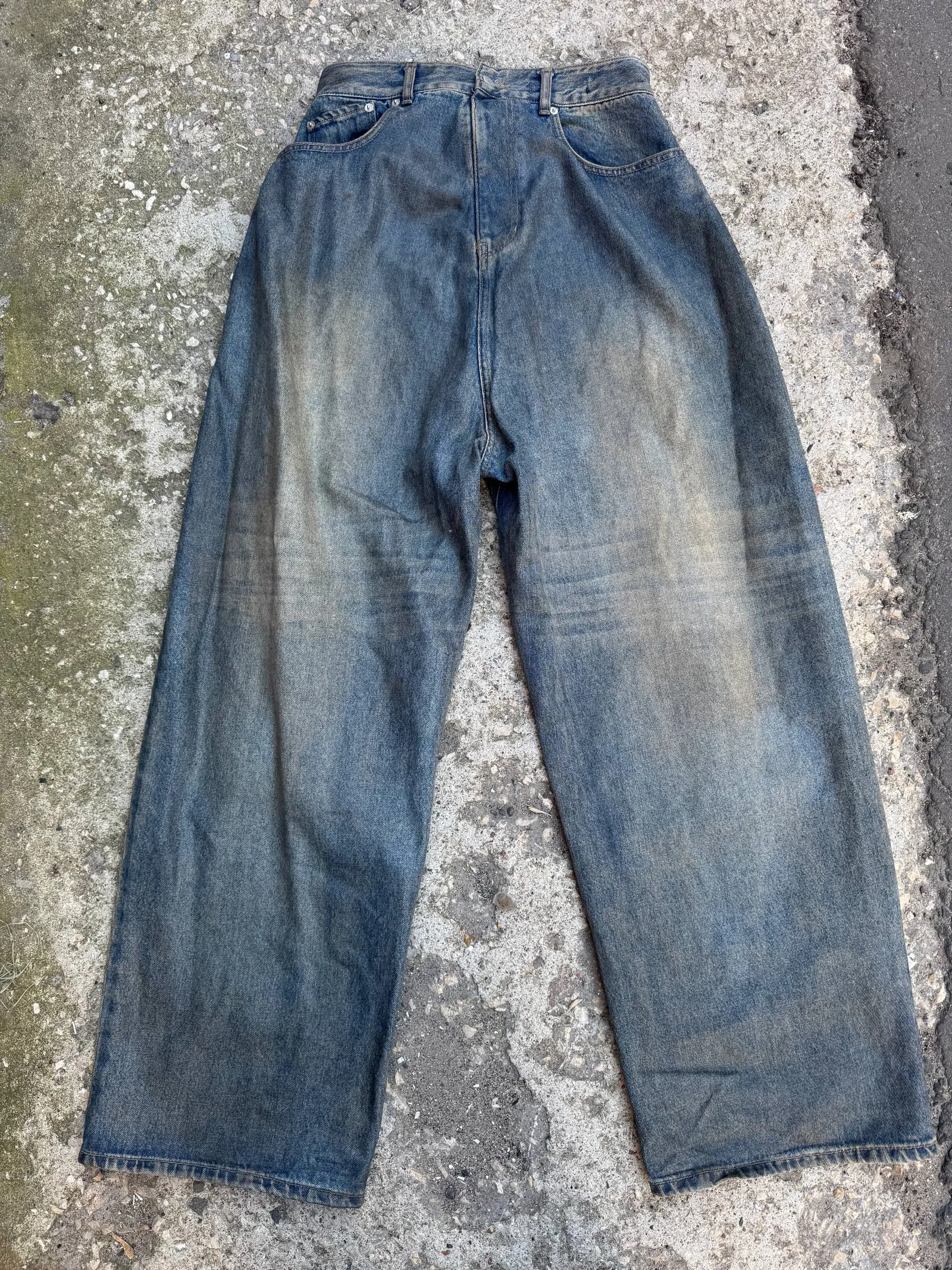 Project G/R «Grounded» Mud Wash Wide-Leg Denim
