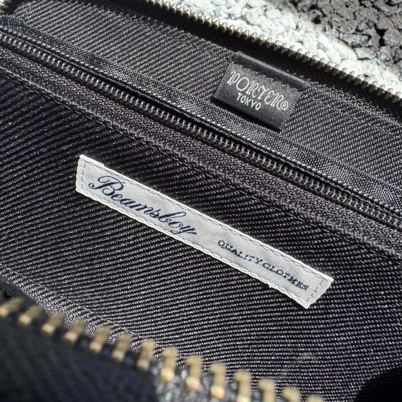 BEAMS BOY × PORTER Fur Long Wallet