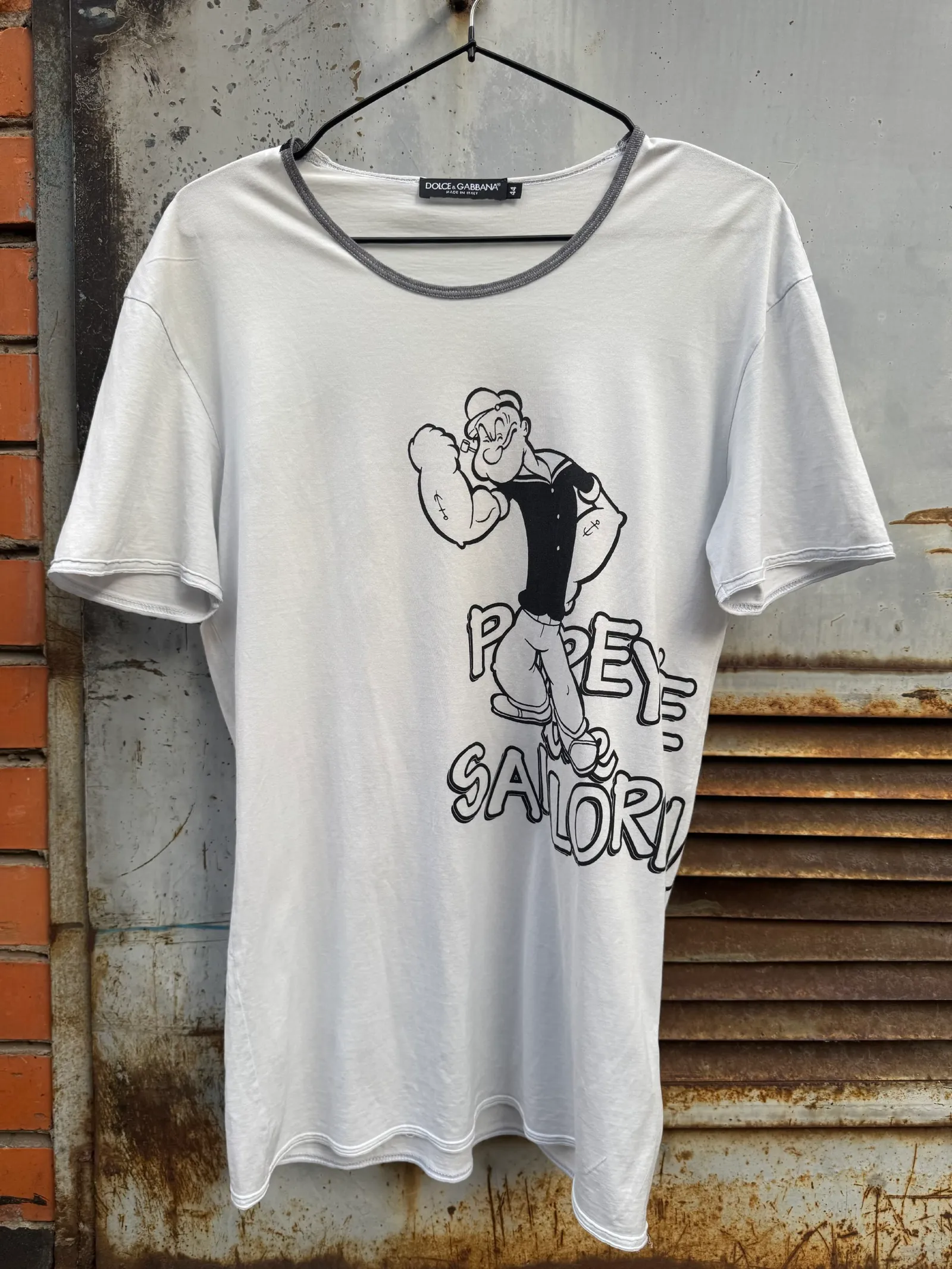 Dolce & Gabbana Popeye The Sailor Man Graphic T-Shirt
