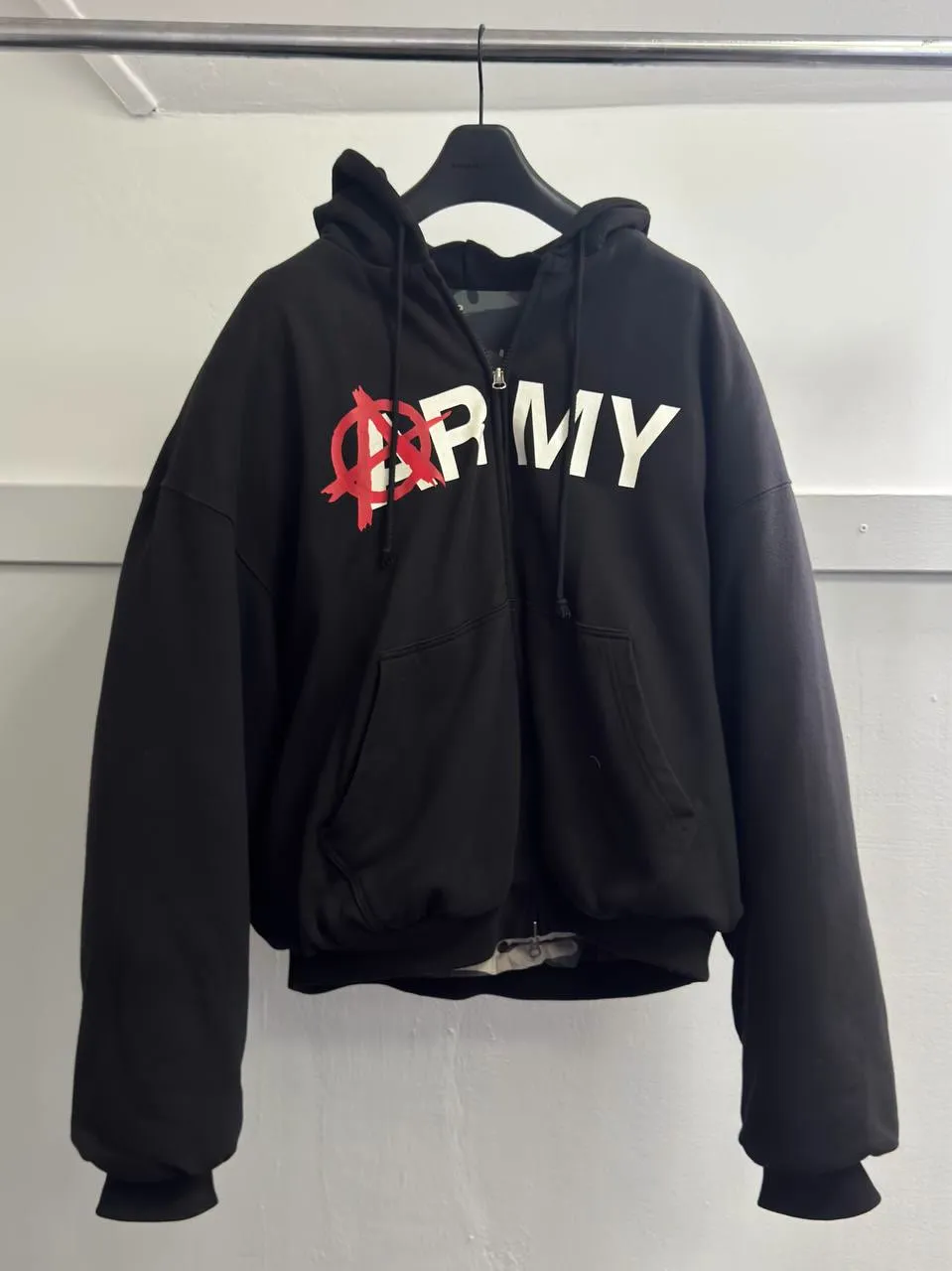 PROJECT G/R Army Reversible Down Zip-Up Bomber