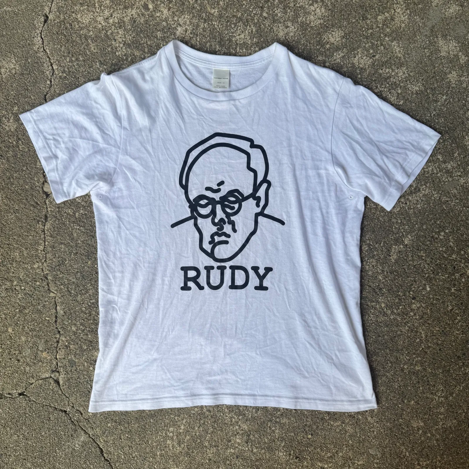 Number (N)ine SS02 "Nowhere Man" Rudy Graphic T-Shirt