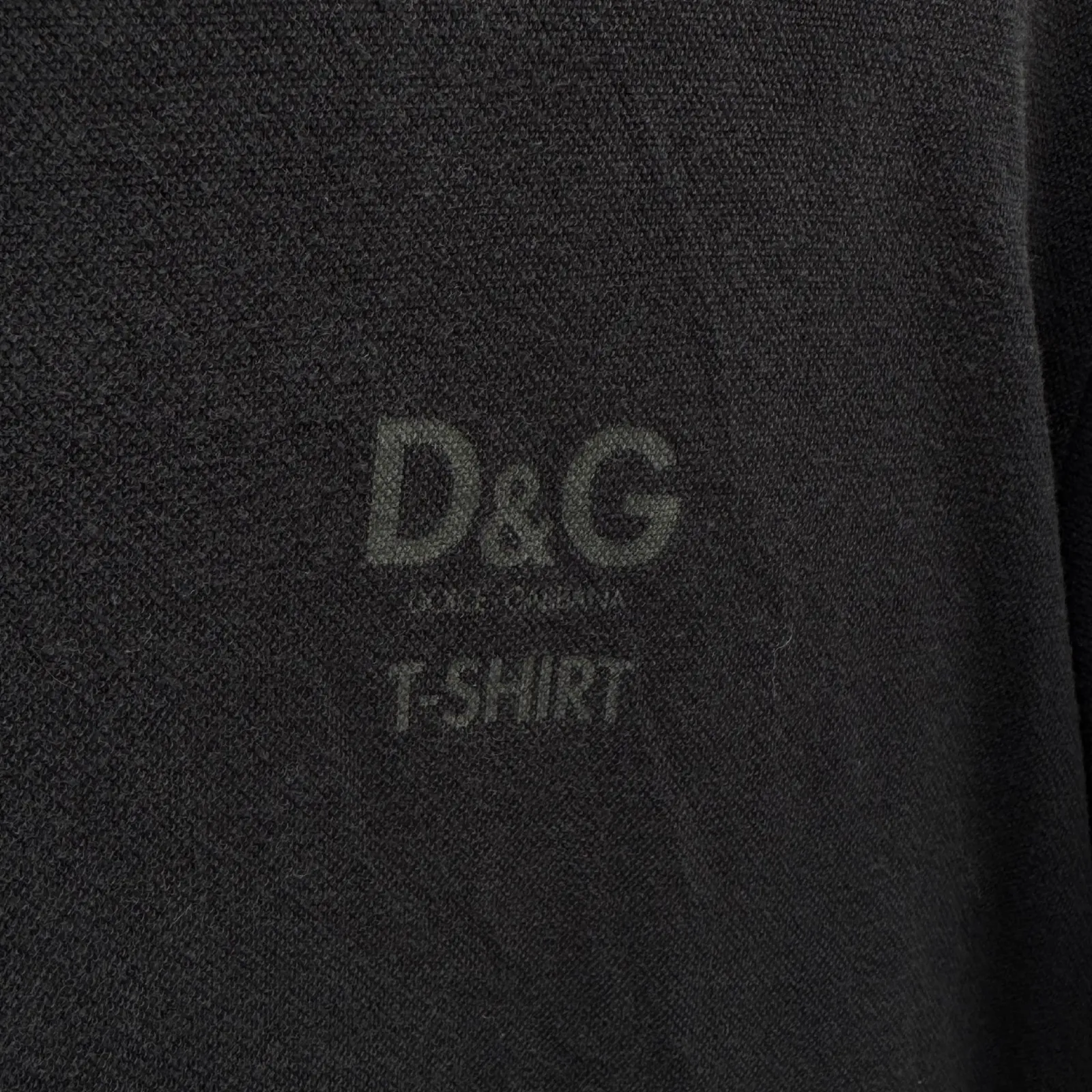 Dolce & Gabbana Black Vintage Polo