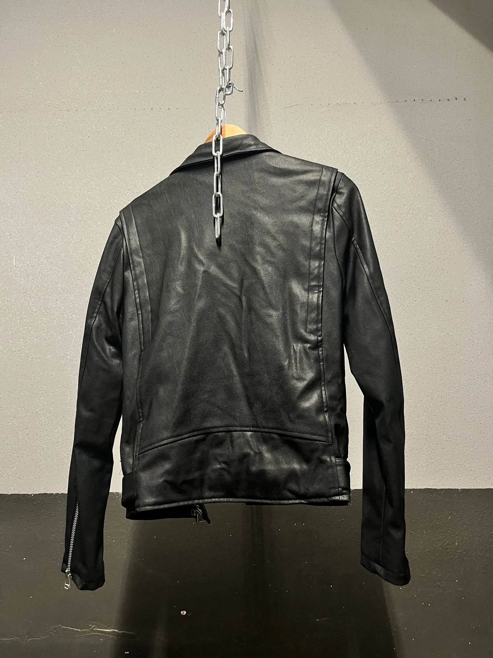 Attachment Leather Jacket