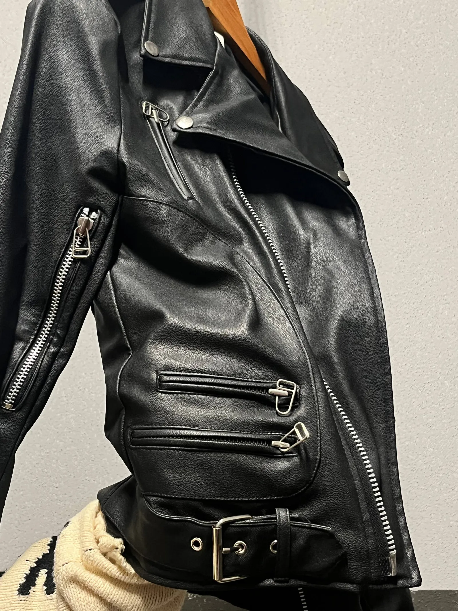 Attachment Leather Jacket