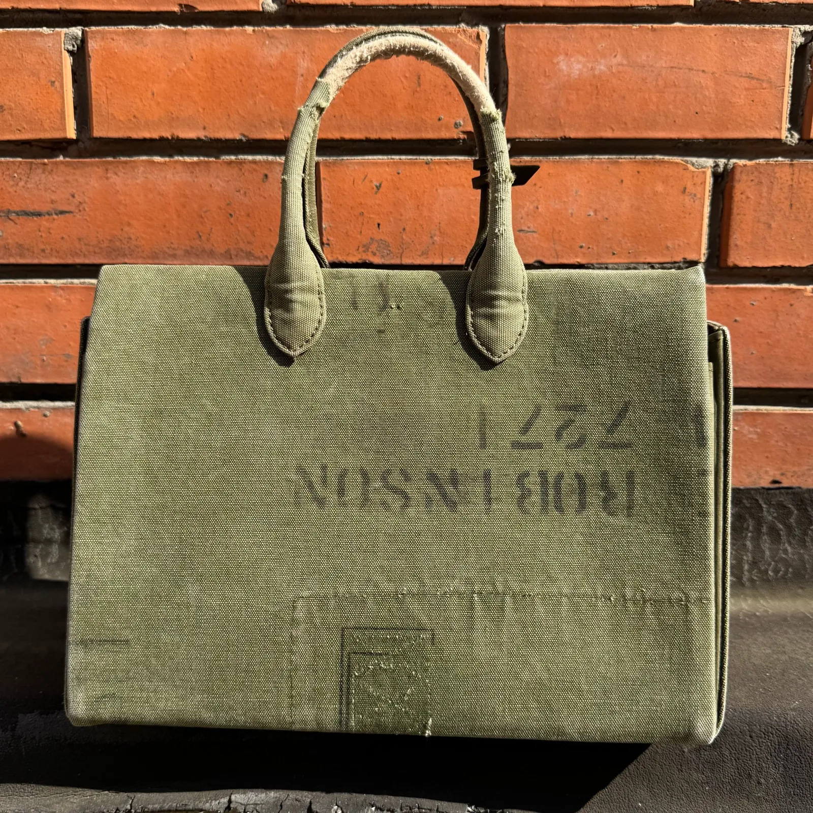READYMADE Vintage Cotton Canvas Shopping Bag
