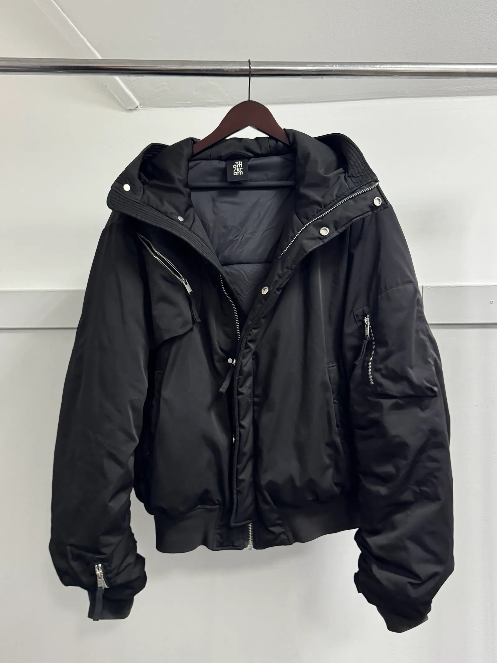 Thom/krom M J 68 Hooded Oversized Bomber
