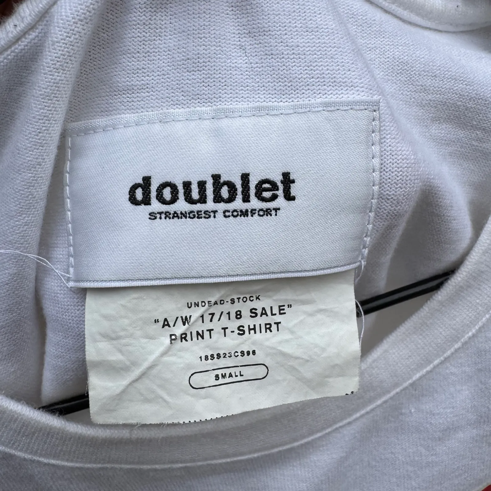 Doublet UNDEAD-STOCK "A/W 17/18 SALE" Print T-Shirt